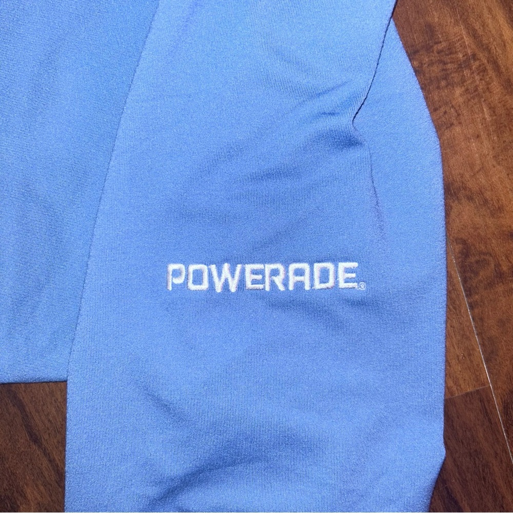 NWT Rhoback Hoodie Mens XL Ice Blue Hesi Performance Pullover Golf Powerade - Picture 8 of 8